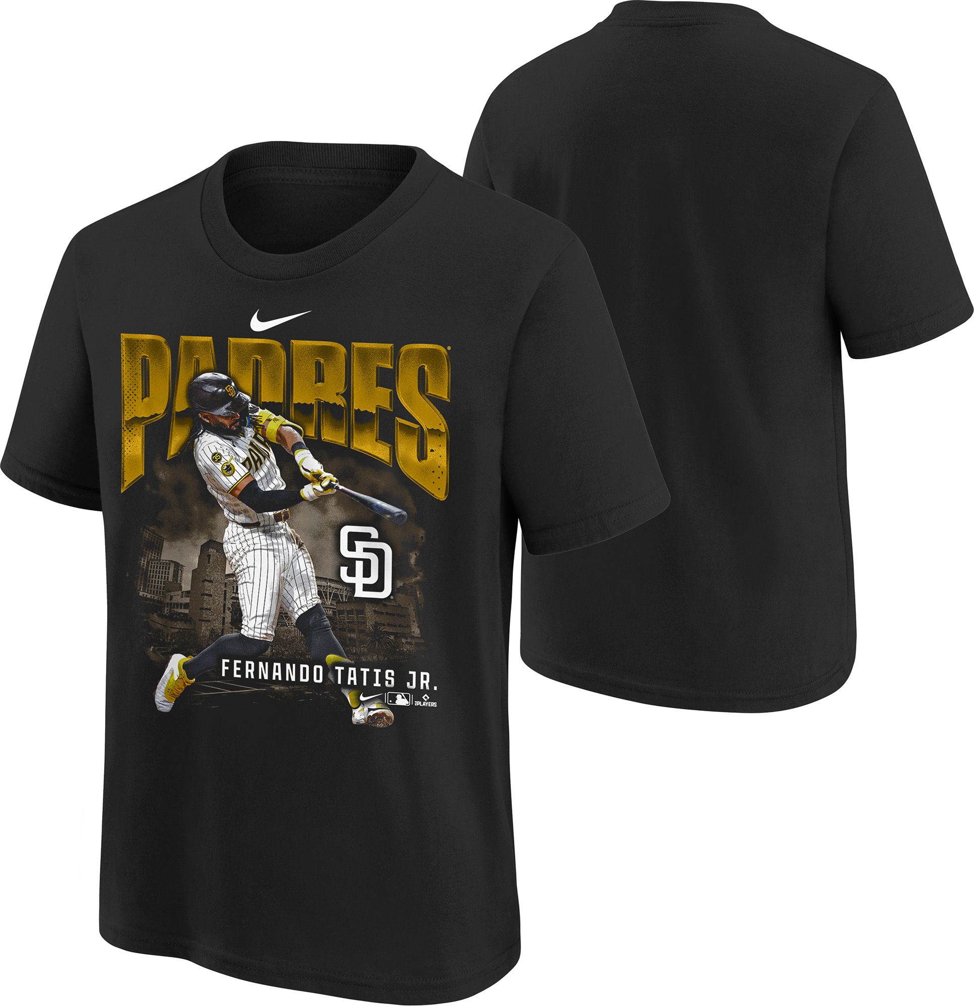NIKE SAN DIEGO TATIS JR. シャツ 23 Nike Boys' Fernando Tatis Jr. #23 San Diego Padres Black T-Shirt