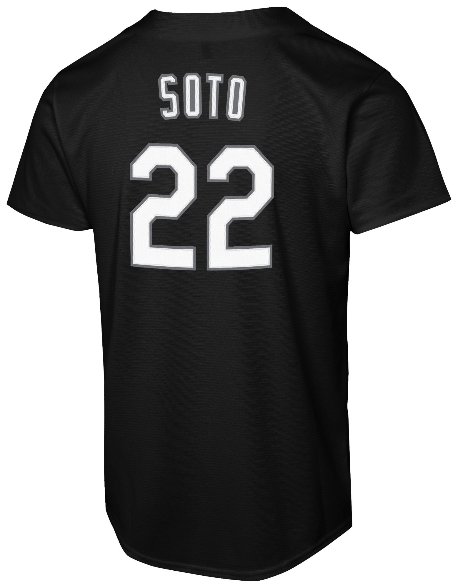 Nike Youth New York Mets Juan Soto #22 Black Pitch Black Replica Jersey product image