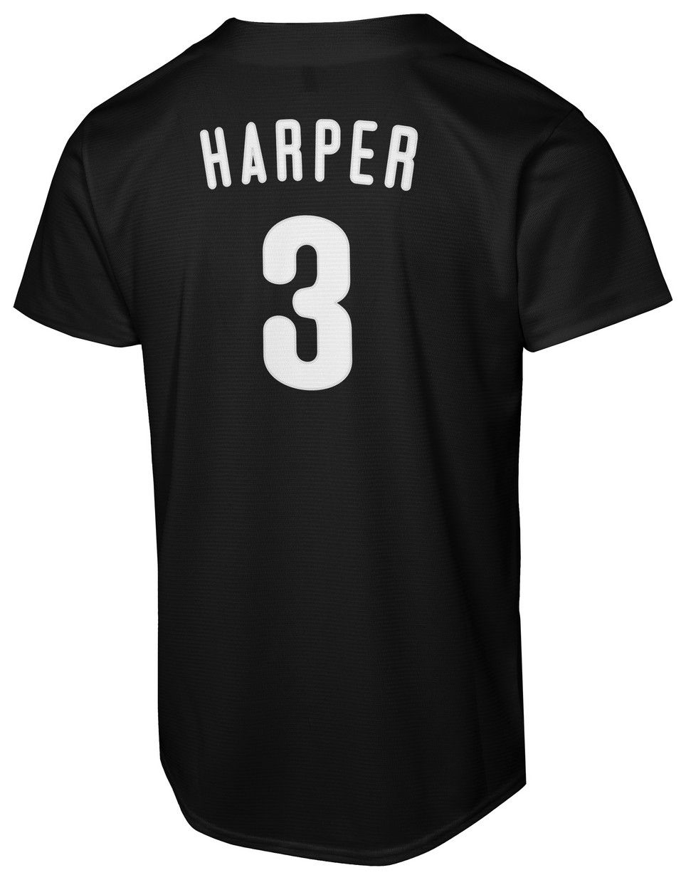 Nike Youth Philadelphia Phillies Bryce Harper #3 Black Replica Cool Base Jersey product image