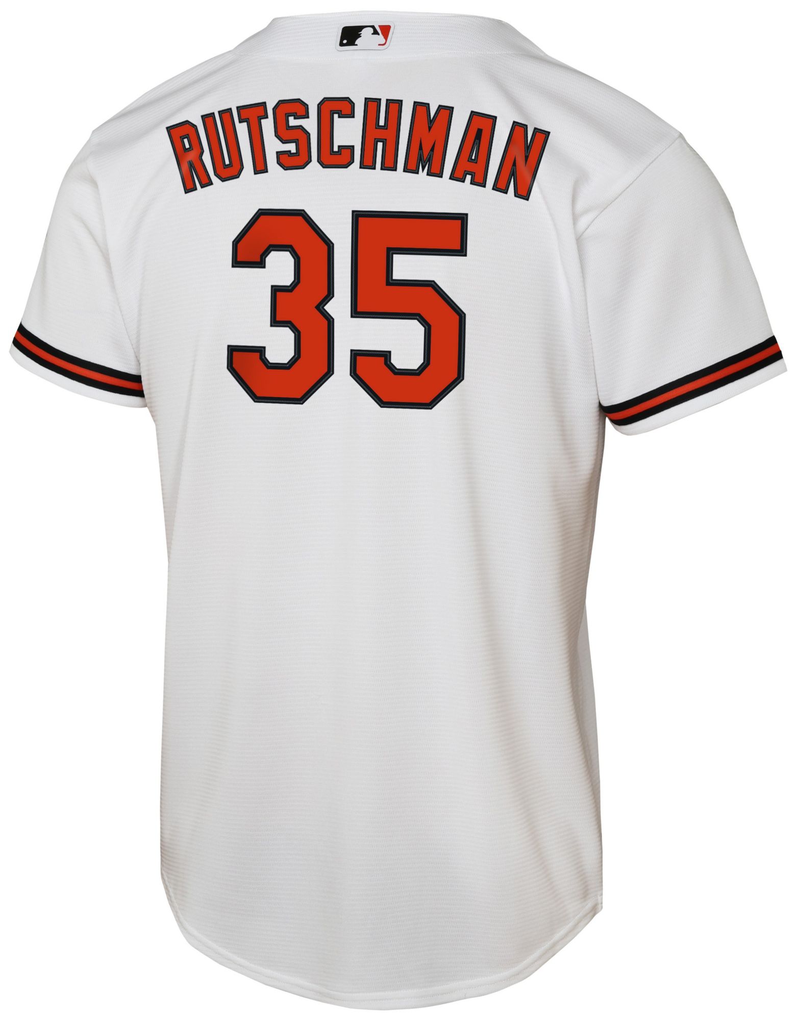 MLB Youth Baltimore Orioles Adley Rutschman #35 White Replica Jersey product image