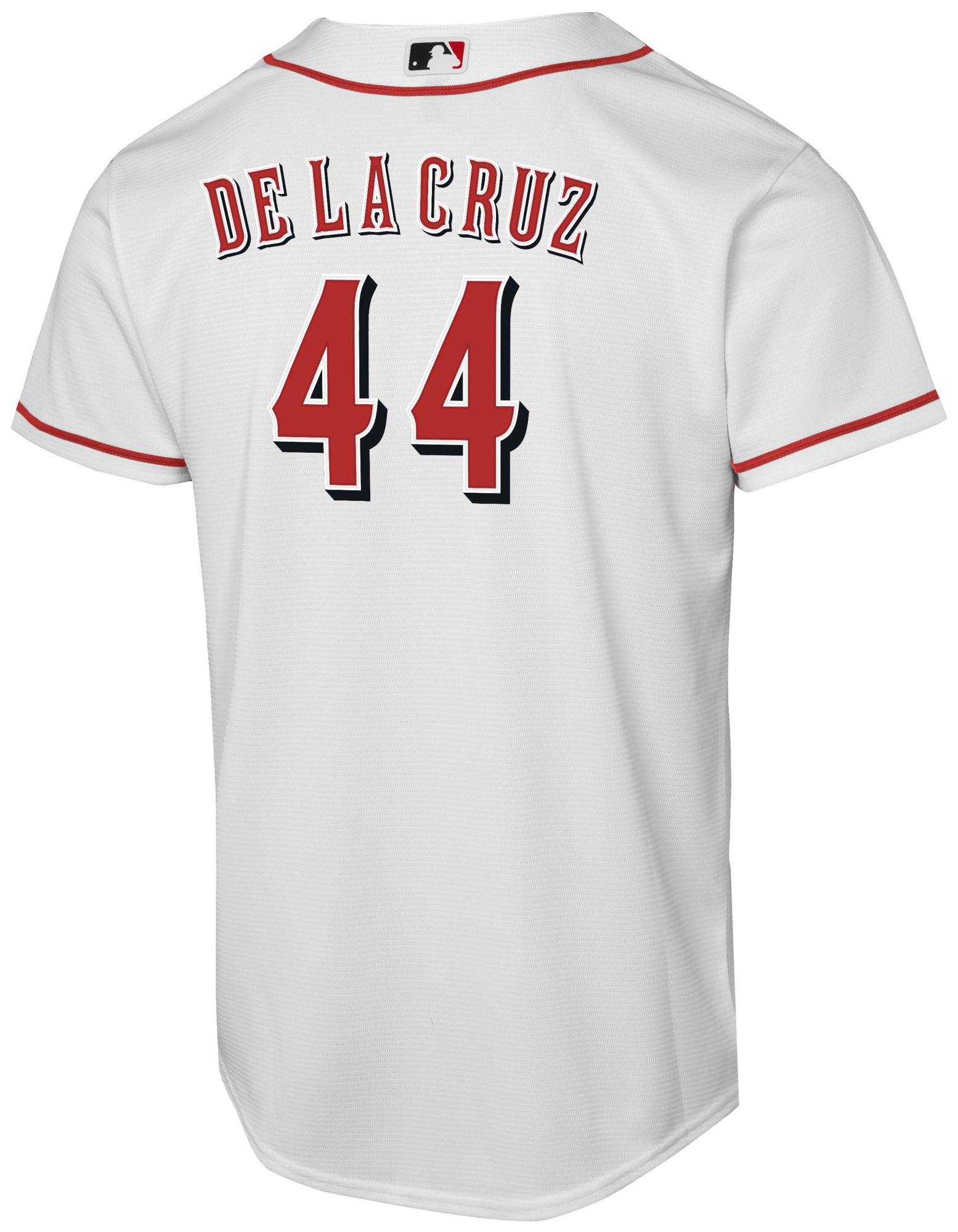 MLB Youth Cincinnati Reds Elly De La Cruz #44 White Replica Jersey