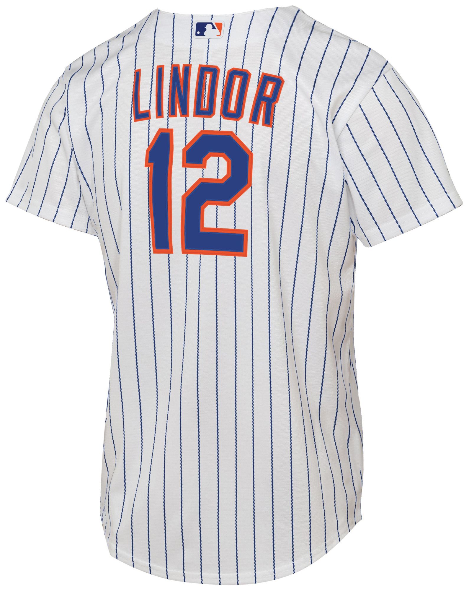MLB Youth New York Mets Francisco Lindor #12 White Replica Jersey product image