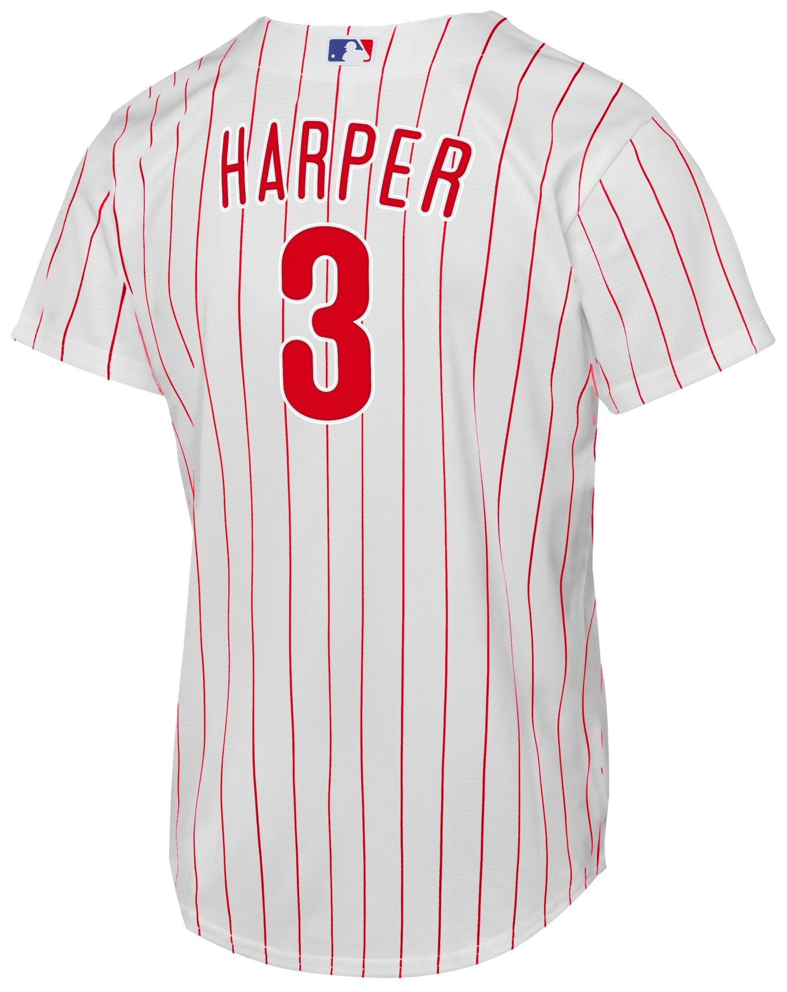 Nike Youth Philadelphia Phillies White Bryce Harper #3 Replica Jersey product image