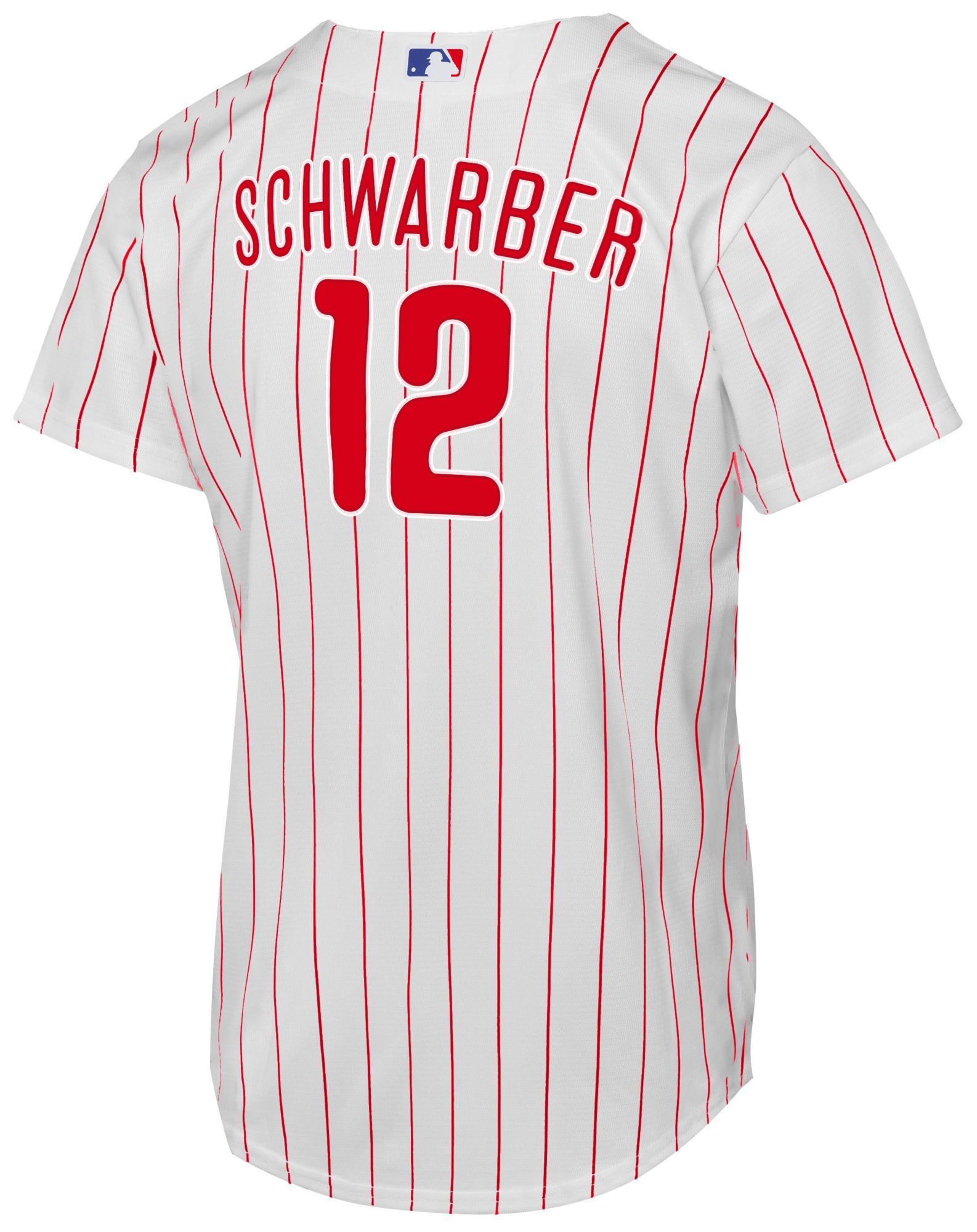 Nike Youth Philadelphia Phillies White Kyle Schwarber #12 Replica Jersey product image