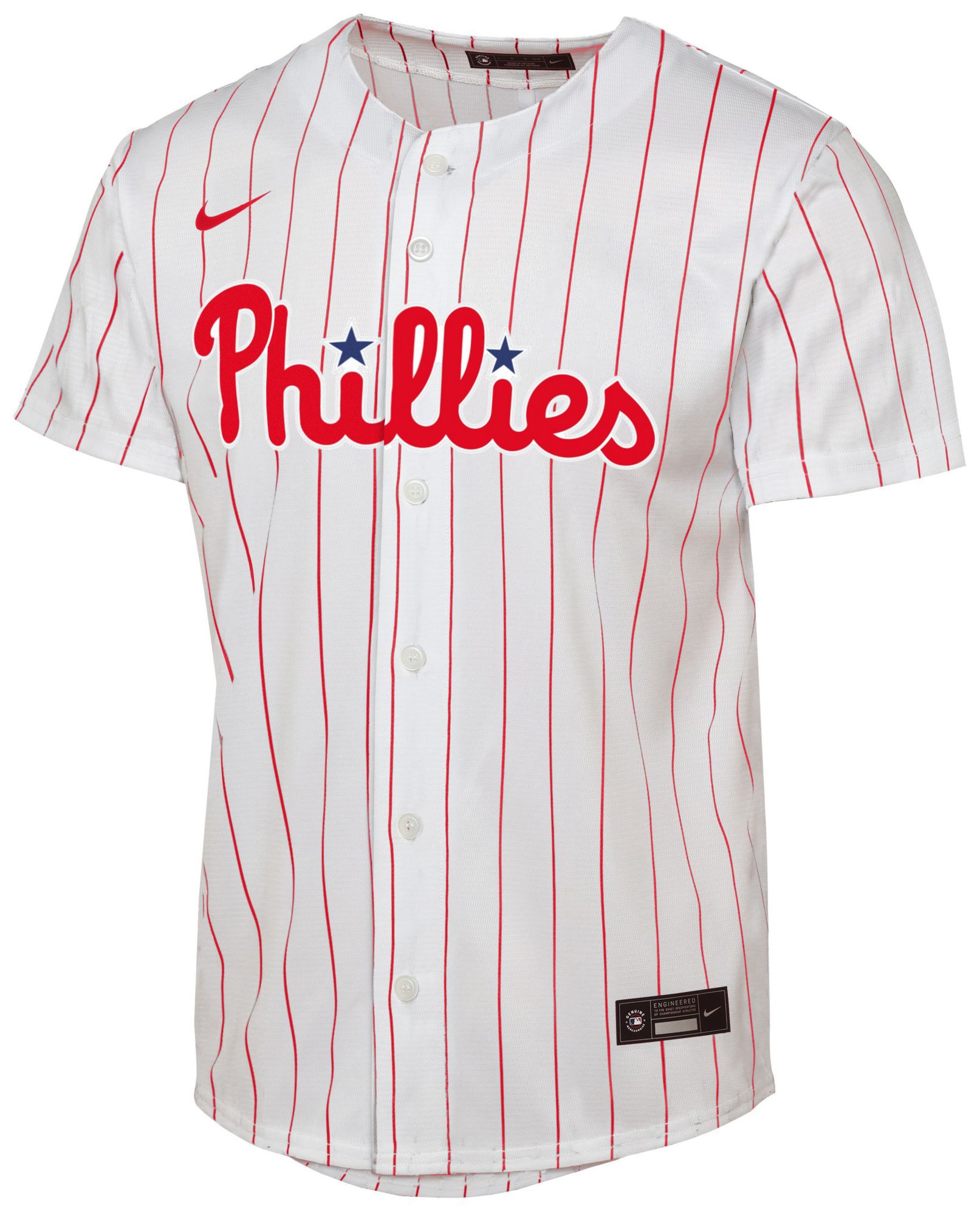 Nike Youth Philadelphia Phillies White Kyle Schwarber #12 Replica Jersey product image