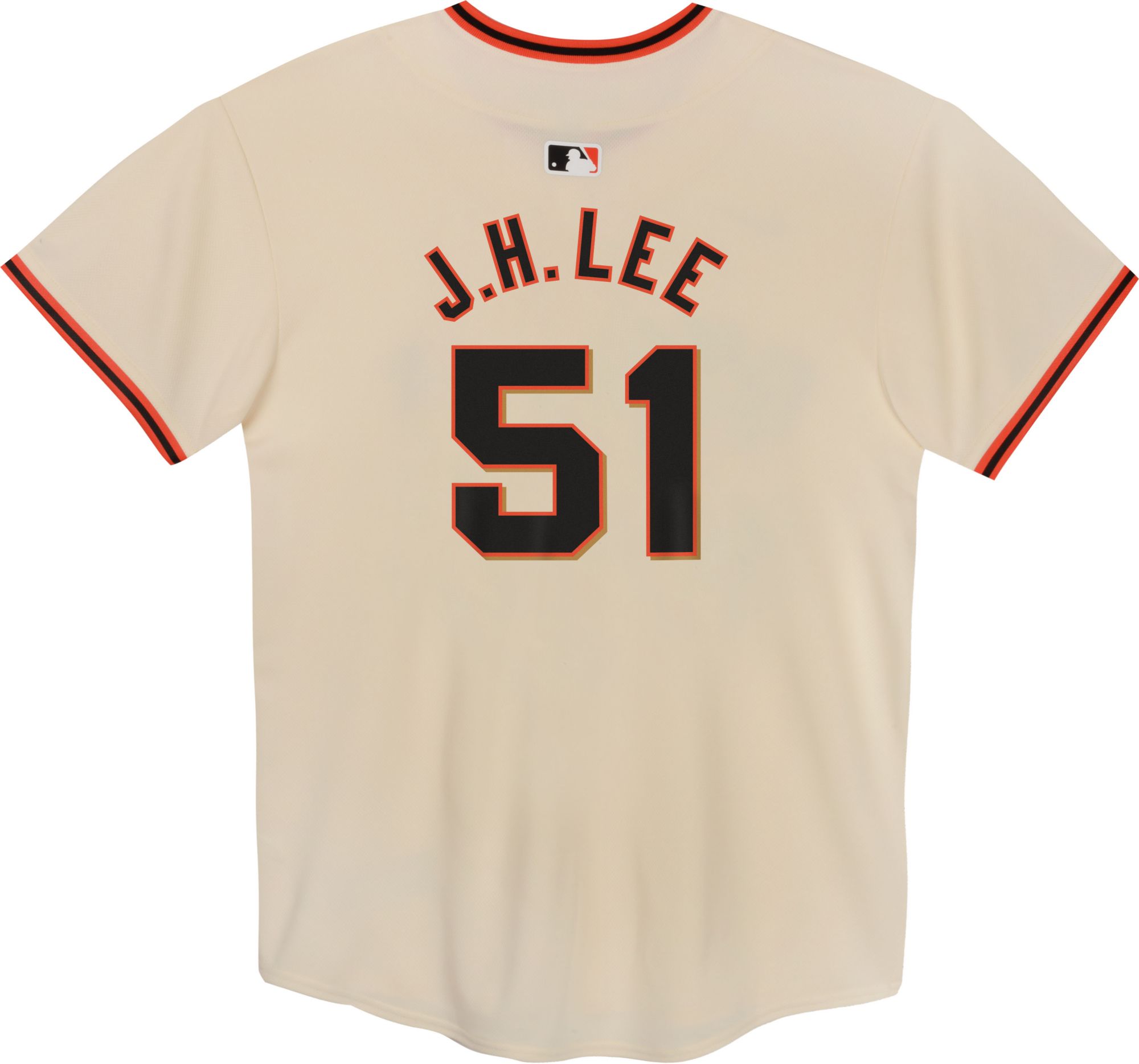 Nike Youth San Francisco Giants Jung Hoo Lee #51 Cream Replica Home Jersey product image