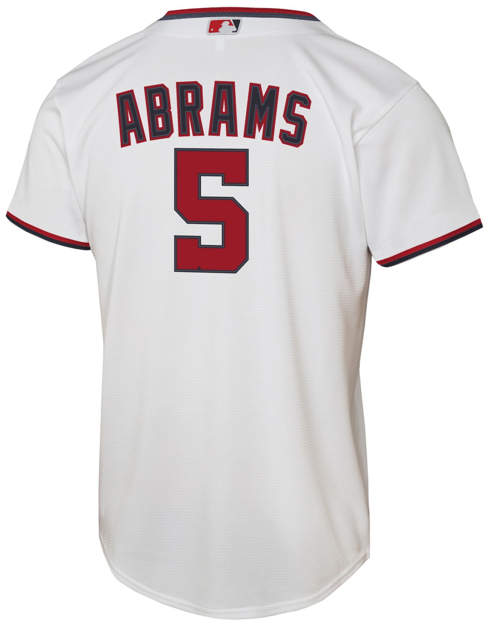 MLB Youth Washington Nationals CJ Abrams #5 White Replica Jersey product image