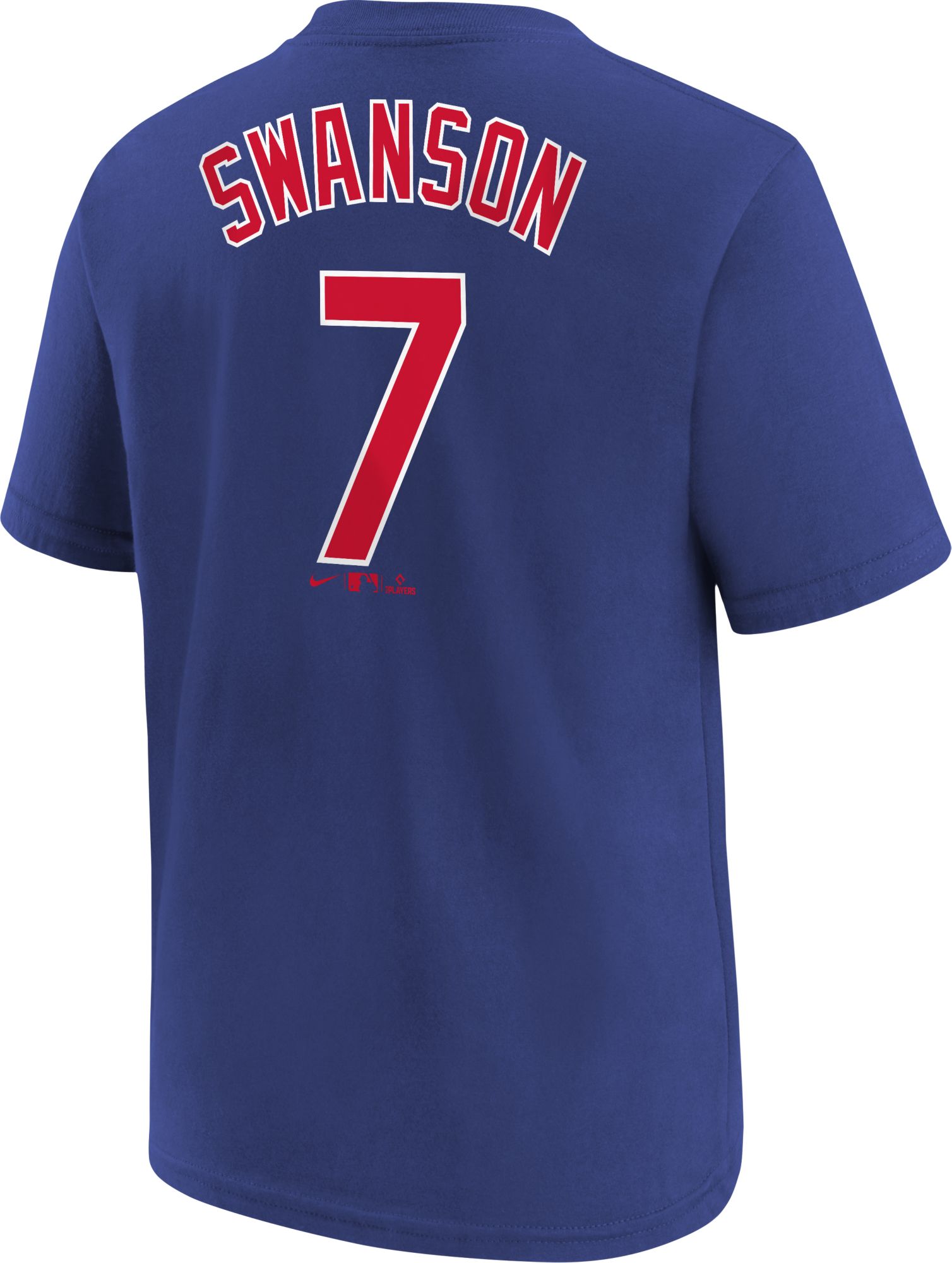 Nike Youth Chicago Cubs Dansby Swanson #7 Blue T-Shirt product image