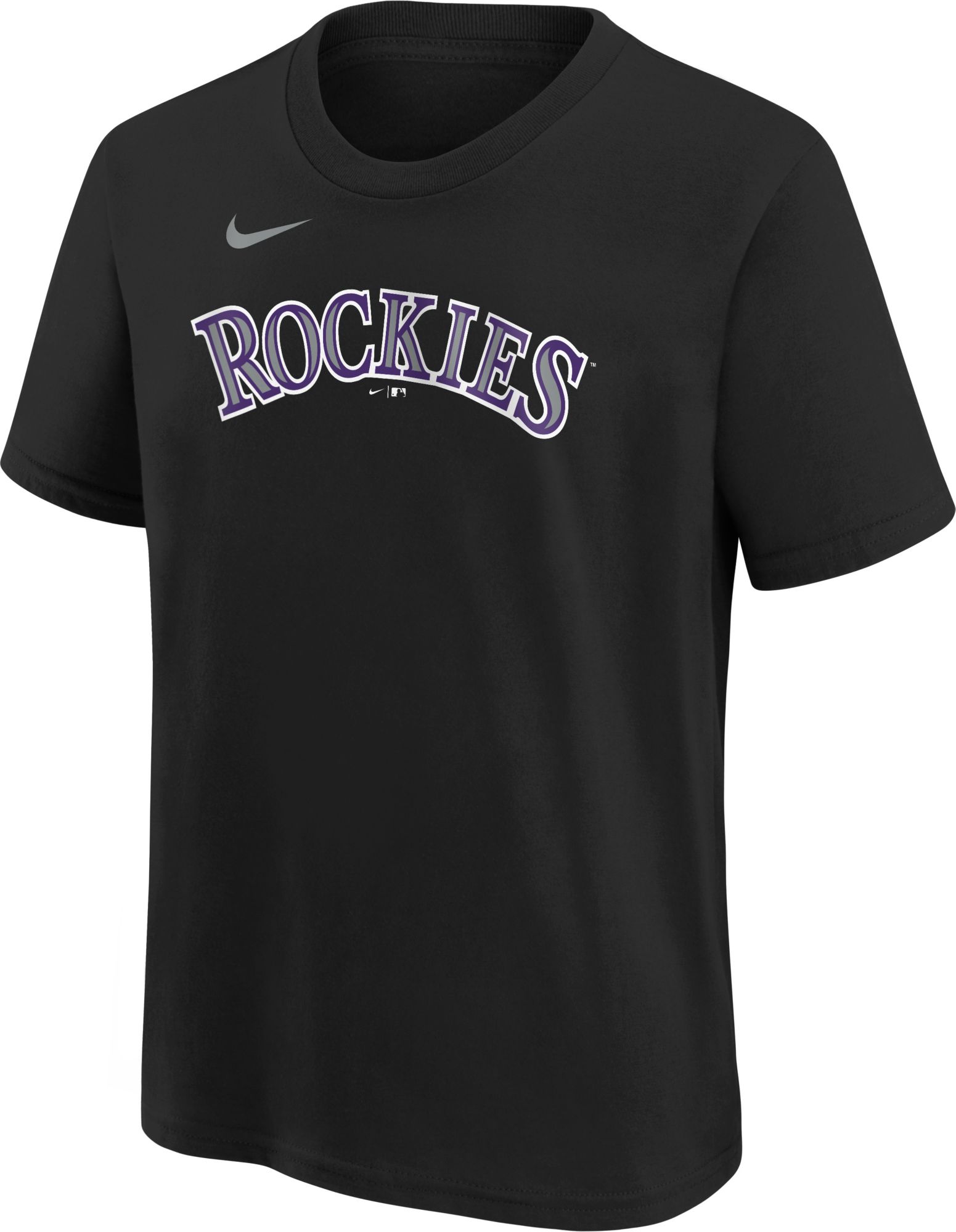 Nike Youth Colorado Rockies Ryan McMahon #24 Black T-Shirt