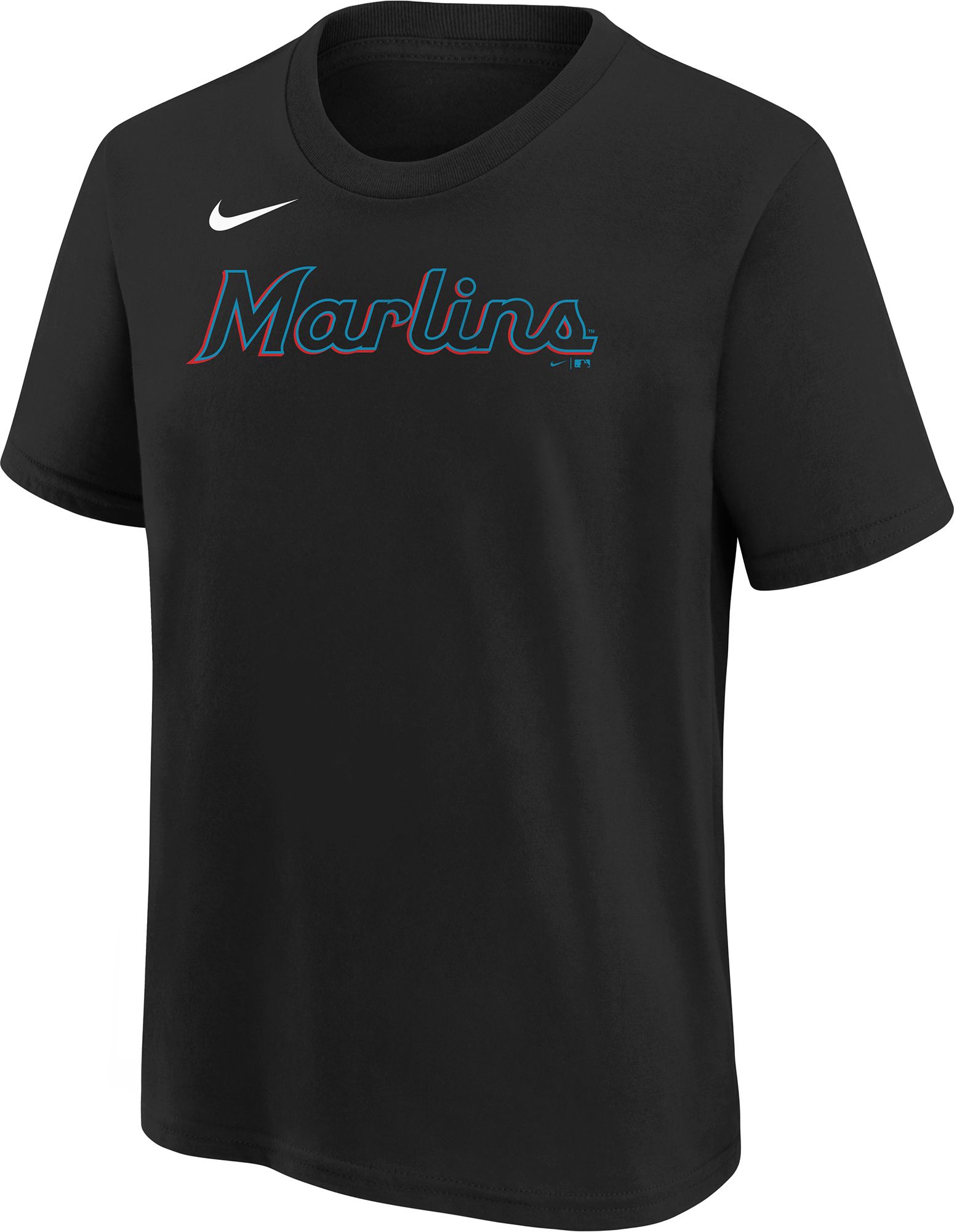 Nike Youth Miami Marlins Jazz Chisholm #2 Black T-Shirt product image