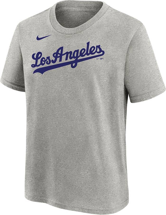 Nike Youth Los Angeles Dodgers Mookie Betts #50 Gray T-Shirt