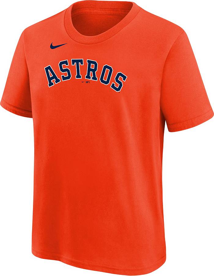 Nike Youth Houston Astros Jeremy Peña #3 Orange T-Shirt