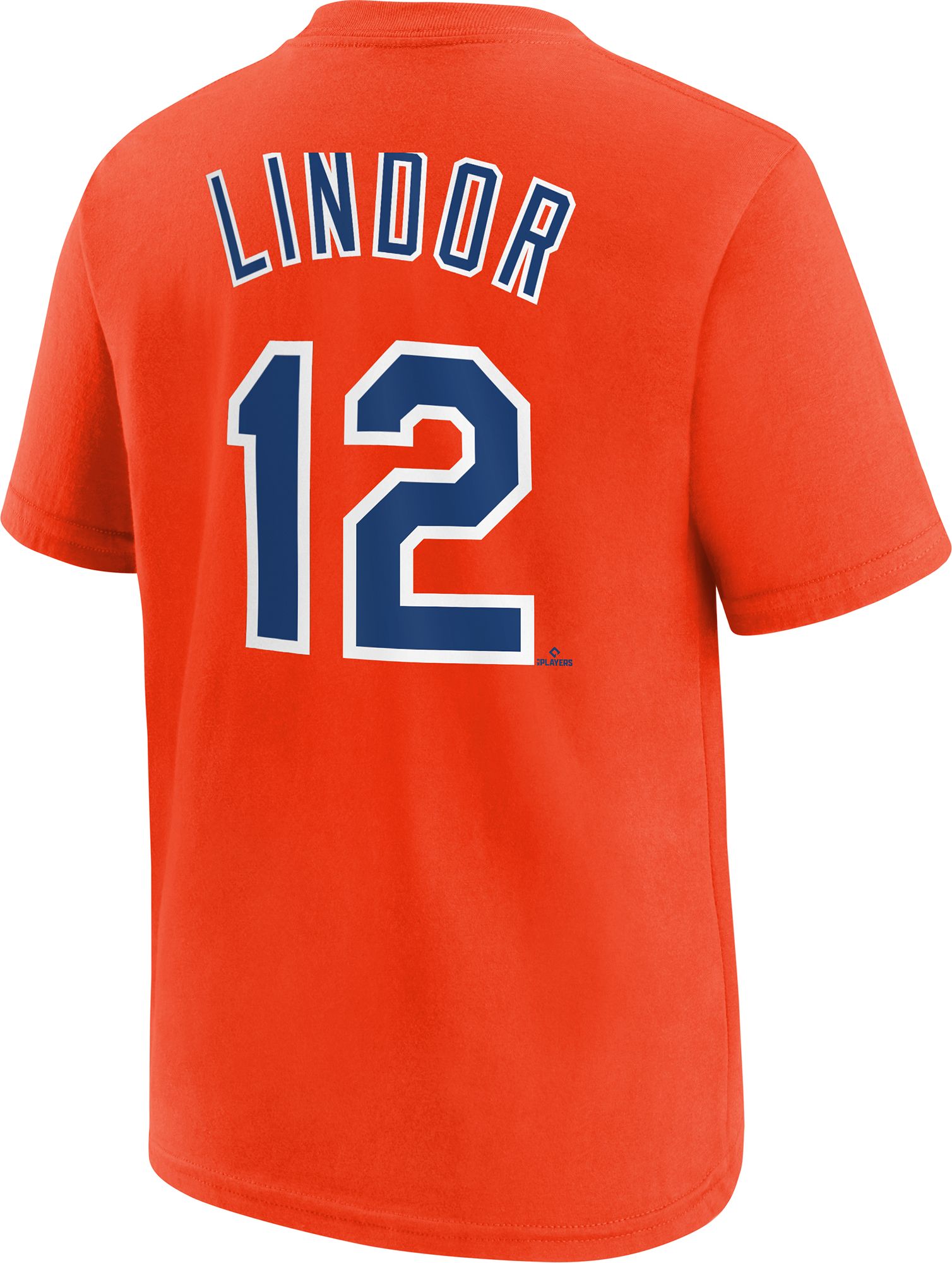 Nike Youth New York Mets Francisco Lindor #12 Orange T-Shirt product image