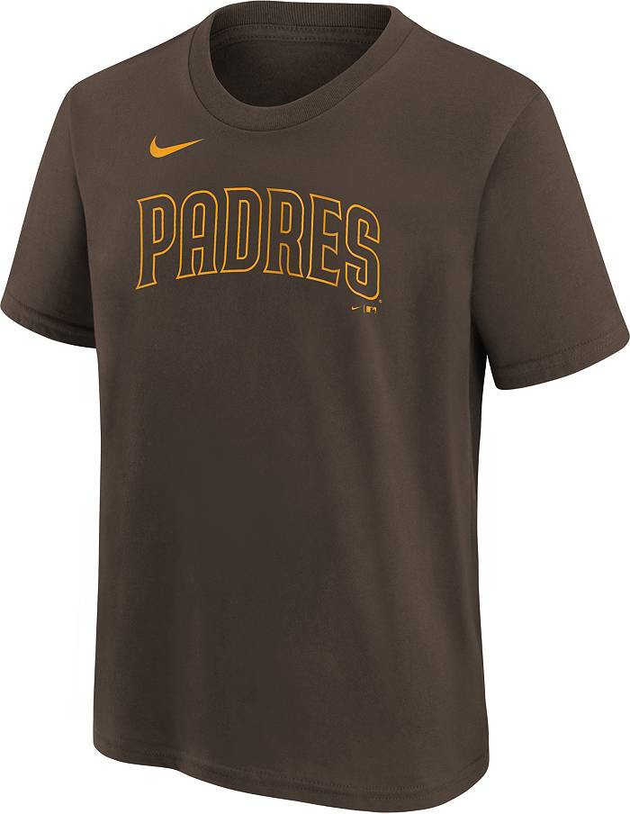 Nike Men's Replica San Diego Padres Fernando Tatis Jr. Cool Base Brown Jersey