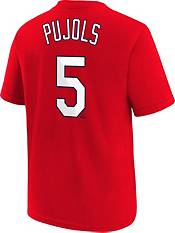 Albert Pujols Kids Toddler T-Shirt - Red - St. Louis | 500 Level Major League Baseball Players Association (MLBPA)