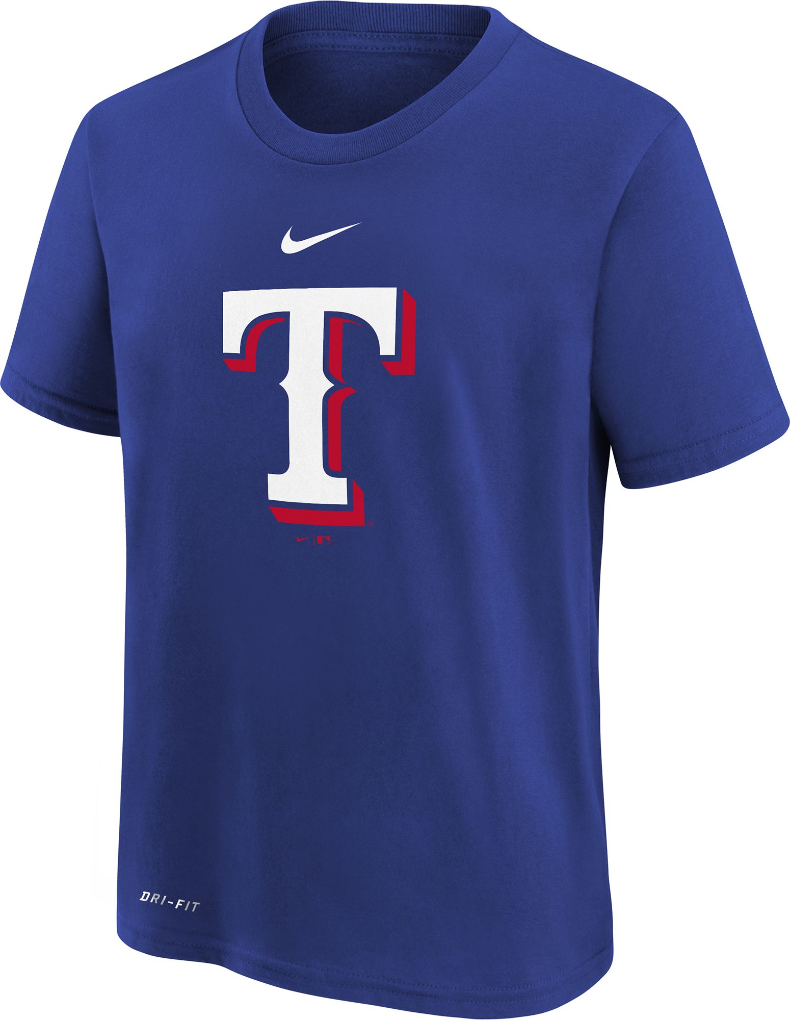 Nike Youth Boys' Texas Rangers Blue Logo Legend T-Shirt product image