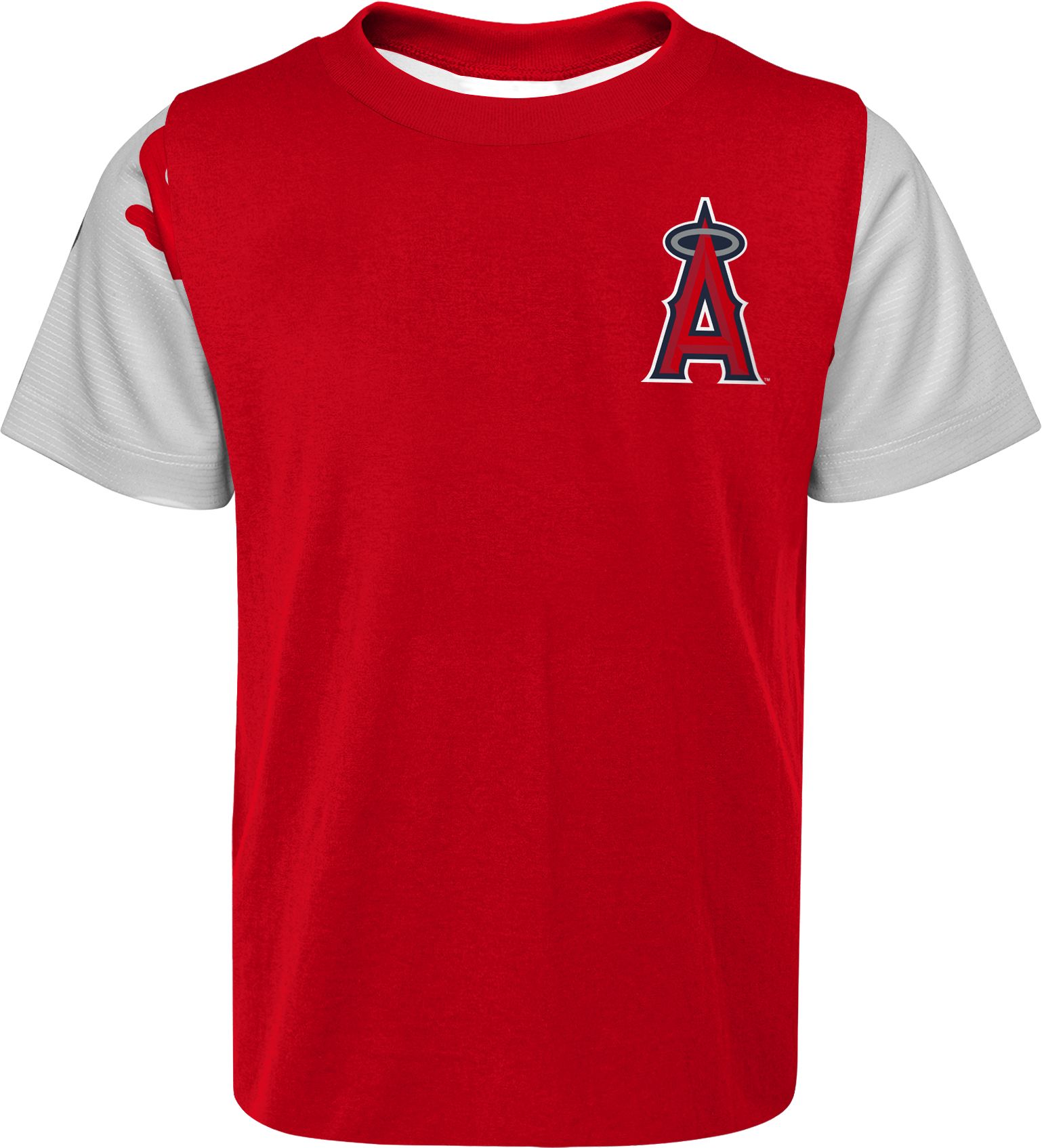MLB Team Apparel Youth Los Angeles Angels Red Practice T-Shirt product image