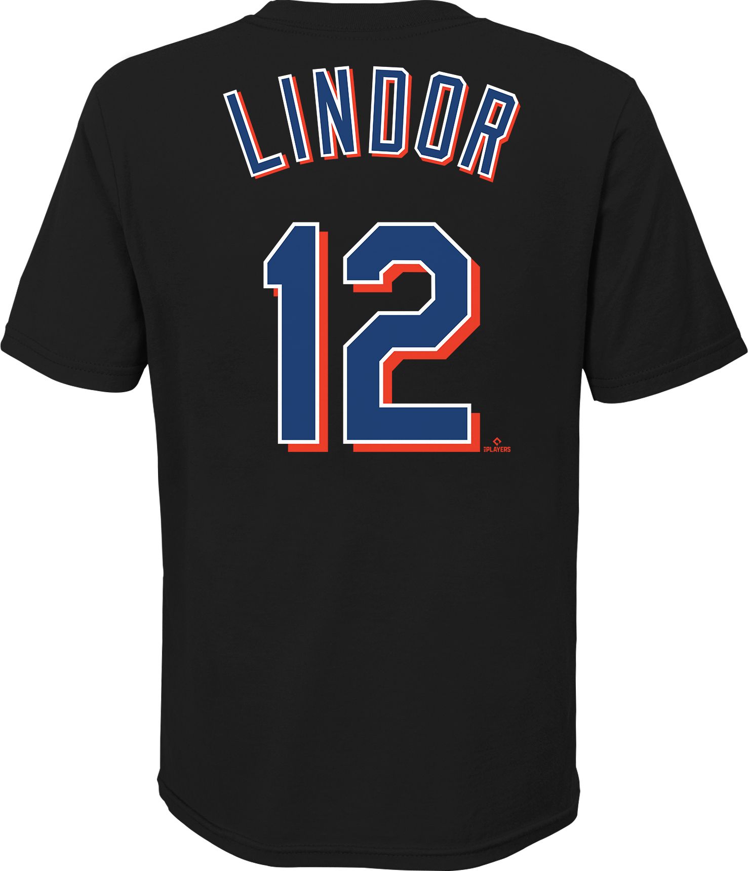 Nike Youth New York Mets Francisco Lindor #12 Black T-Shirt product image