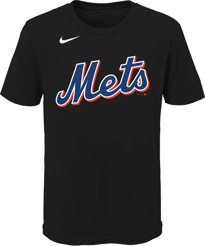 Nike MLB New York Mets Fashion Replica Team Jersey Black