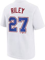 Nike / Youth Atlanta Braves Austin Riley #27 Navy T-Shirt