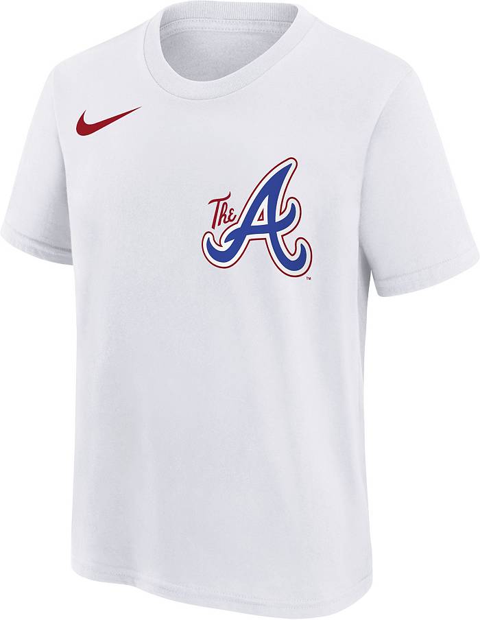 Nike MLB Atlanta Braves Official Replica Jersey City Connect Blue/White