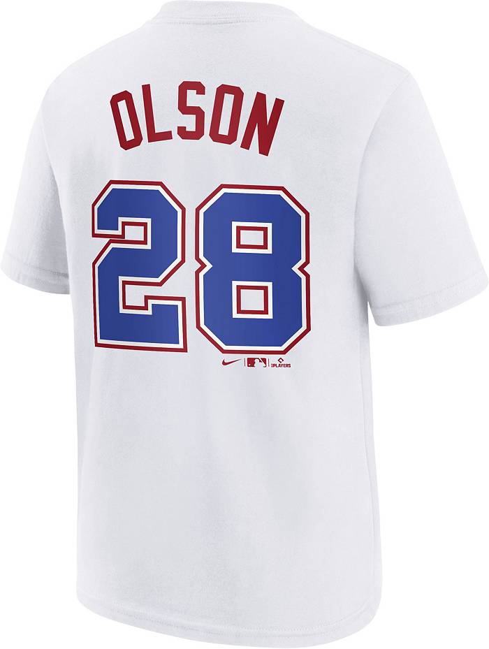 Nike Youth Atlanta Braves 2023 City Connect Matt Olson #28 T-Shirt