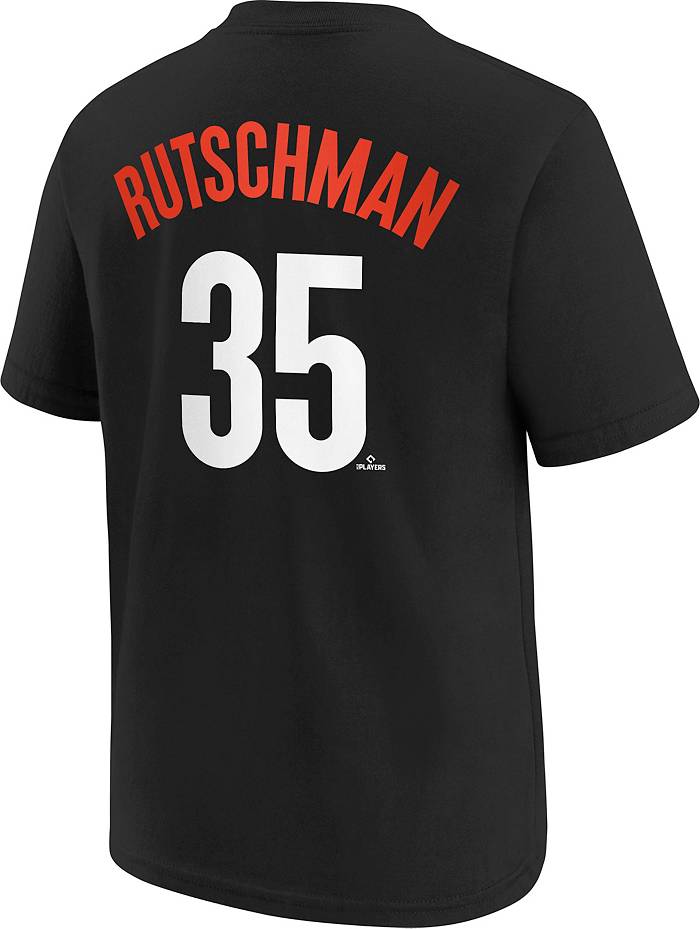Nike Men's Baltimore Orioles Adley Rutschman #35 Home Cool Base Jersey - White - S Each
