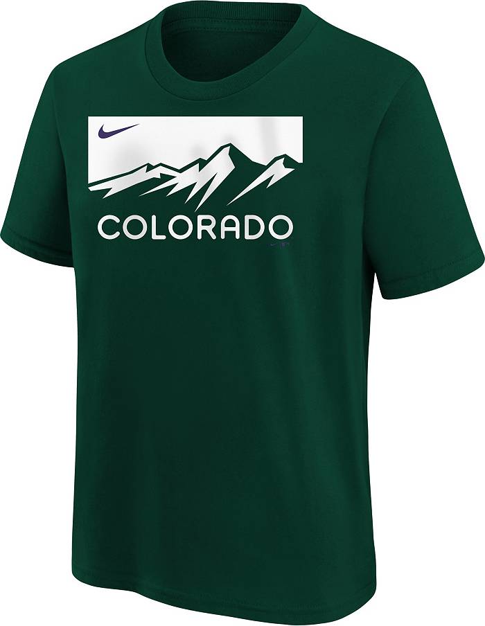 Nike Youth Colorado Rockies Ryan McMahon # 24 2022 City Connect T-Shirt