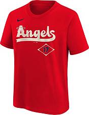 Youth Los Angeles Angels Shohei Ohtani Nike Navy Player Name & Number T- Shirt