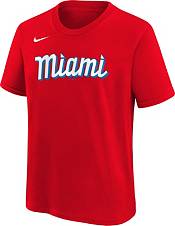 Nike Youth Miami Marlins Jazz Chisholm #2 OTC Red T-Shirt product image