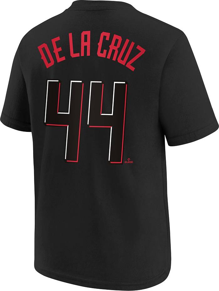 Mens Cincinnati Reds Elly De La Cruz #44 Black Jersey