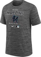 Nike Youth Boys' Miami Marlins Dark Gray Authentic Collection Velocity T-Shirt product image
