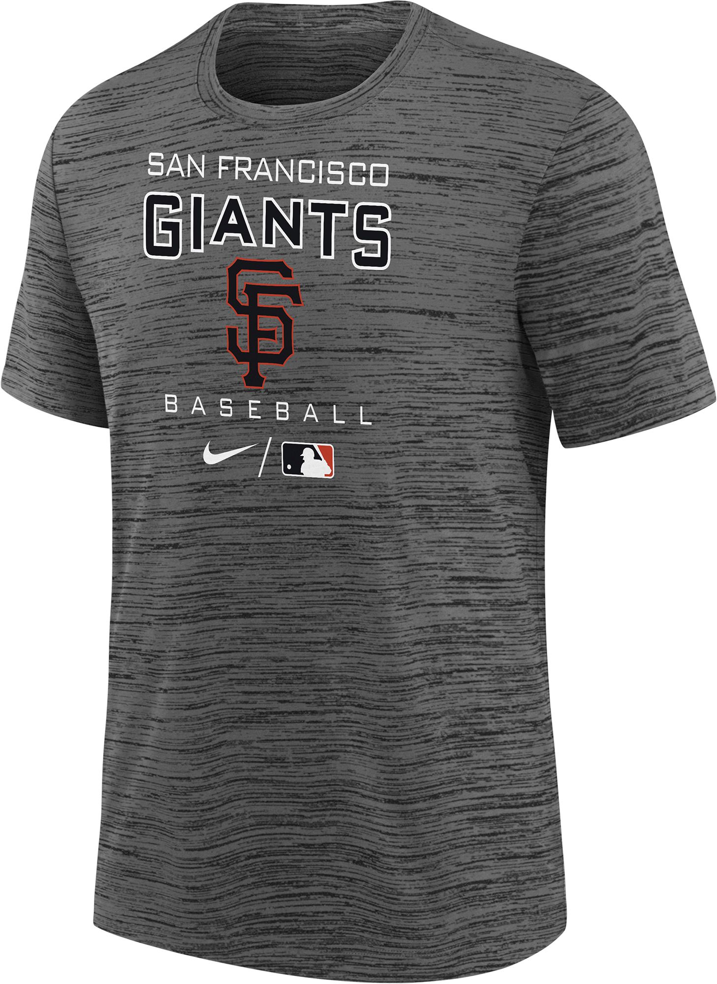 Nike Youth Boys' San Francisco Giants Dark Gray Authentic Collection Velocity T-Shirt product image