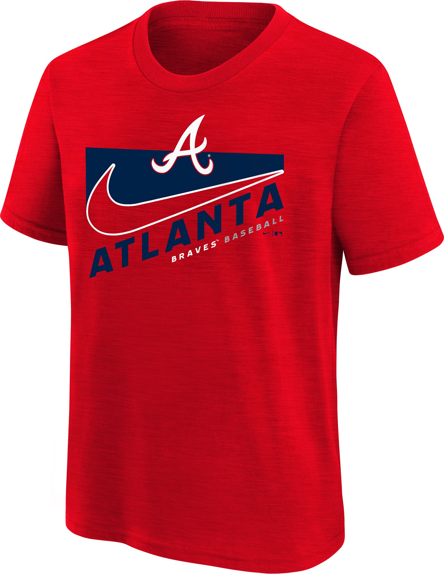 Nike Youth Boys' Atlanta Braves Red Swoosh Town T-Shirt product image