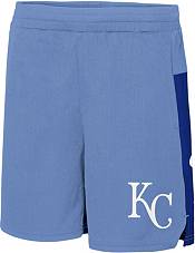 MLB Team Apparel Youth Kansas City Royals Blue Colorblock Shorts product image