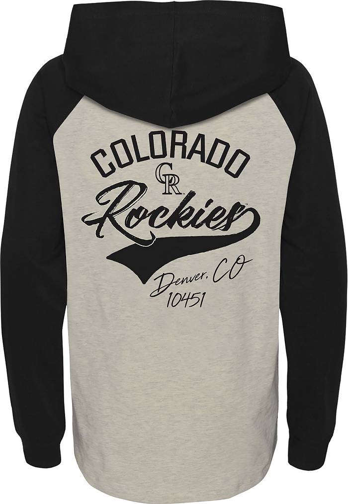 Youth Nike Black Colorado Rockies Alternate Replica Team Jersey 
