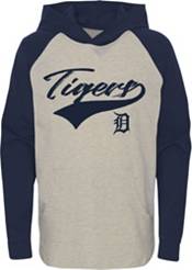 MLB Team Apparel Youth Detroit Tigers Navy Bases Loaded Hooded Long Sleeve T-Shirt product image