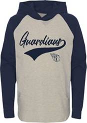 MLB Team Apparel Youth Cleveland Guardians Navy Bases Loaded Hooded Long Sleeve T-Shirt product image