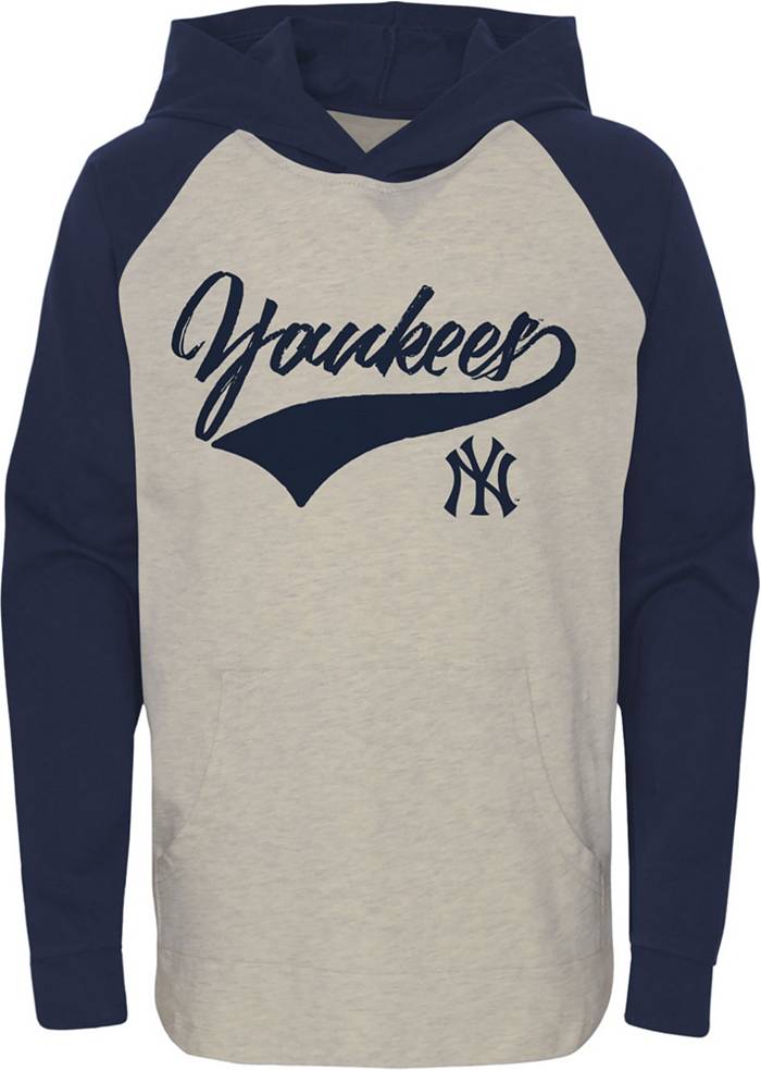 MLB Team Apparel Youth New York Yankees Navy Bases Loaded Hooded
