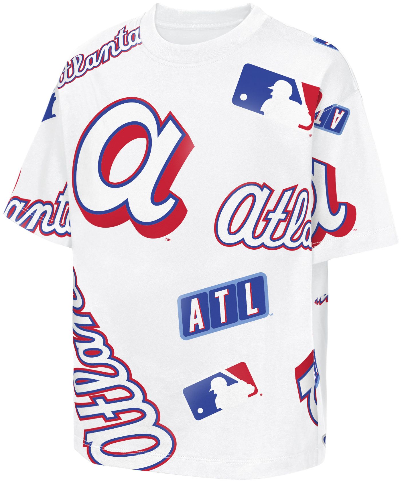 MLB Team Apparel Youth Atlanta Braves 2026 City Connect Cotton Circus Catch T-Shirt product image