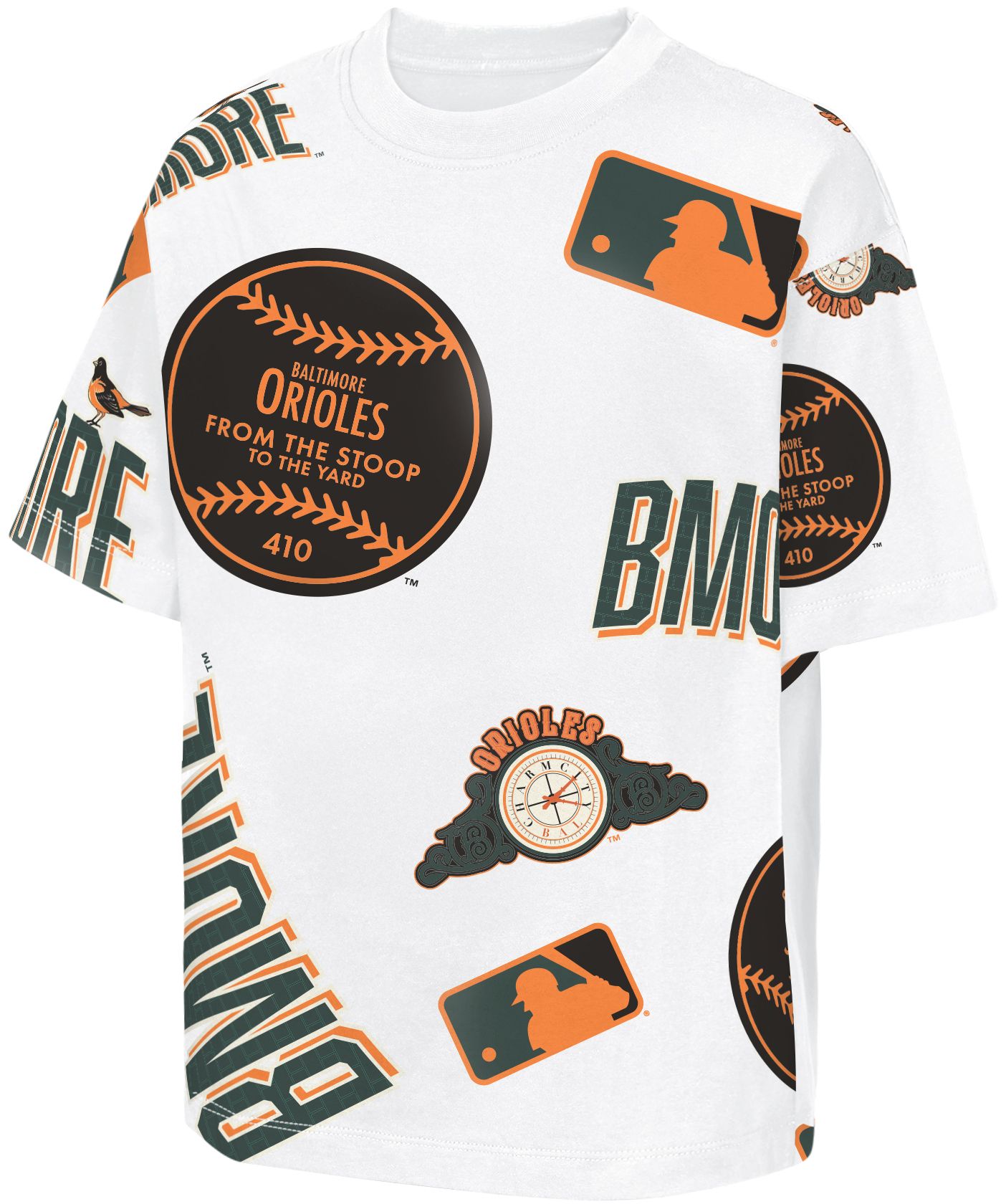 MLB Team Apparel Youth Baltimore Orioles 2026 City Connect Cotton Circus Catch T-Shirt product image