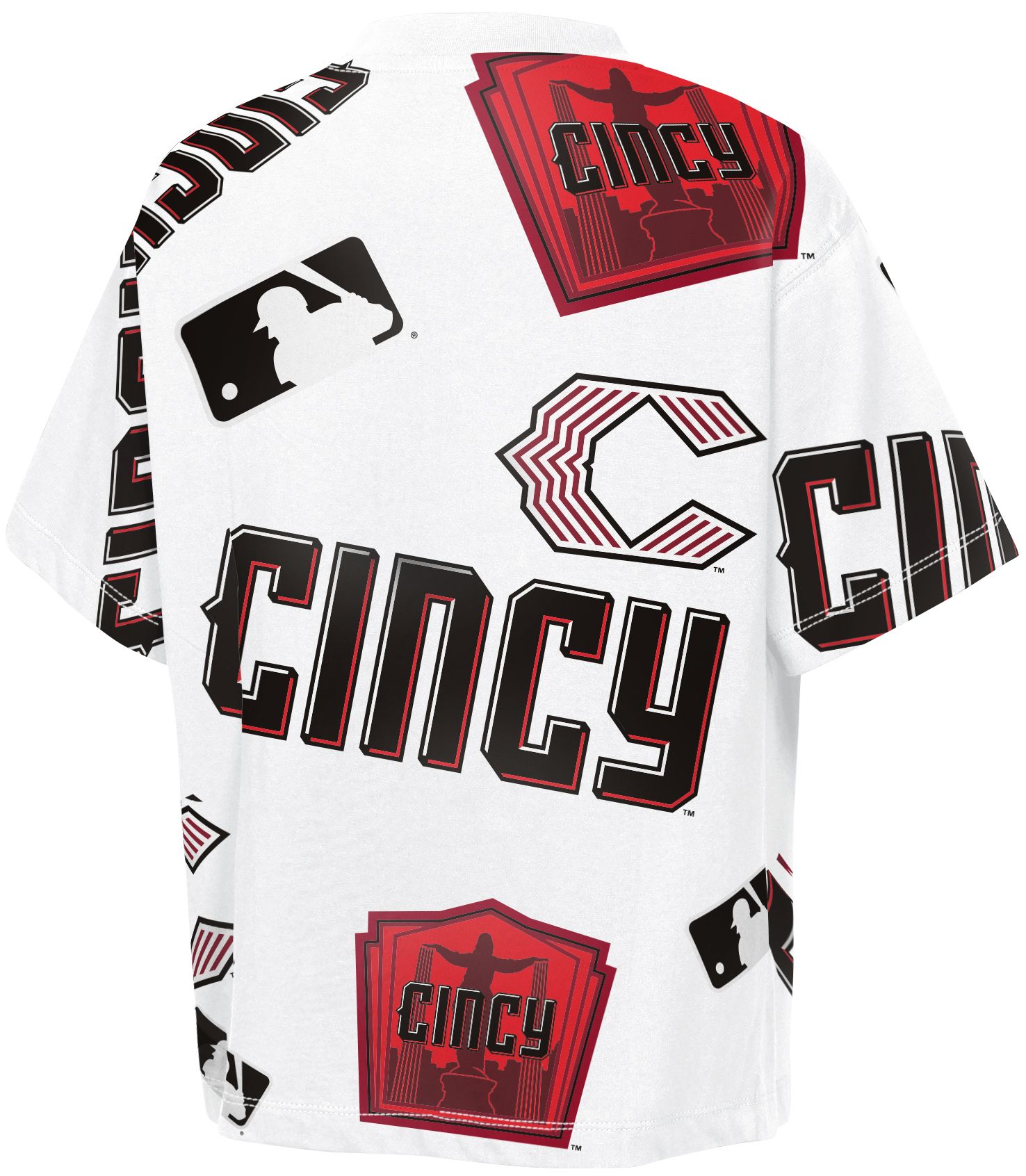 MLB Team Apparel Youth Cincinnati Reds 2026 City Connect Cotton Circus Catch T-Shirt product image