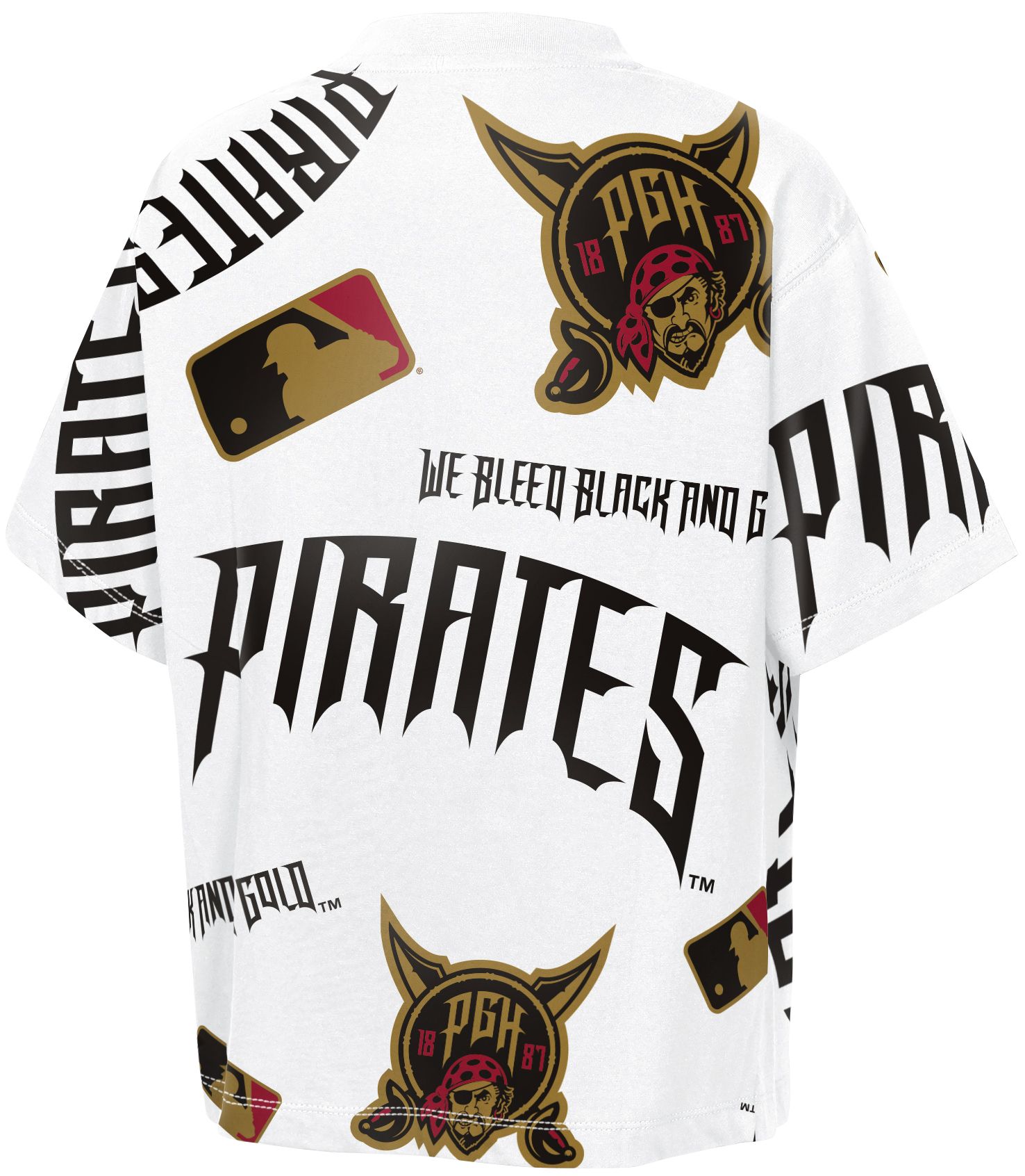 MLB Team Apparel Youth Pittsburgh Pirates 2026 City Connect Cotton Circus Catch T-Shirt product image