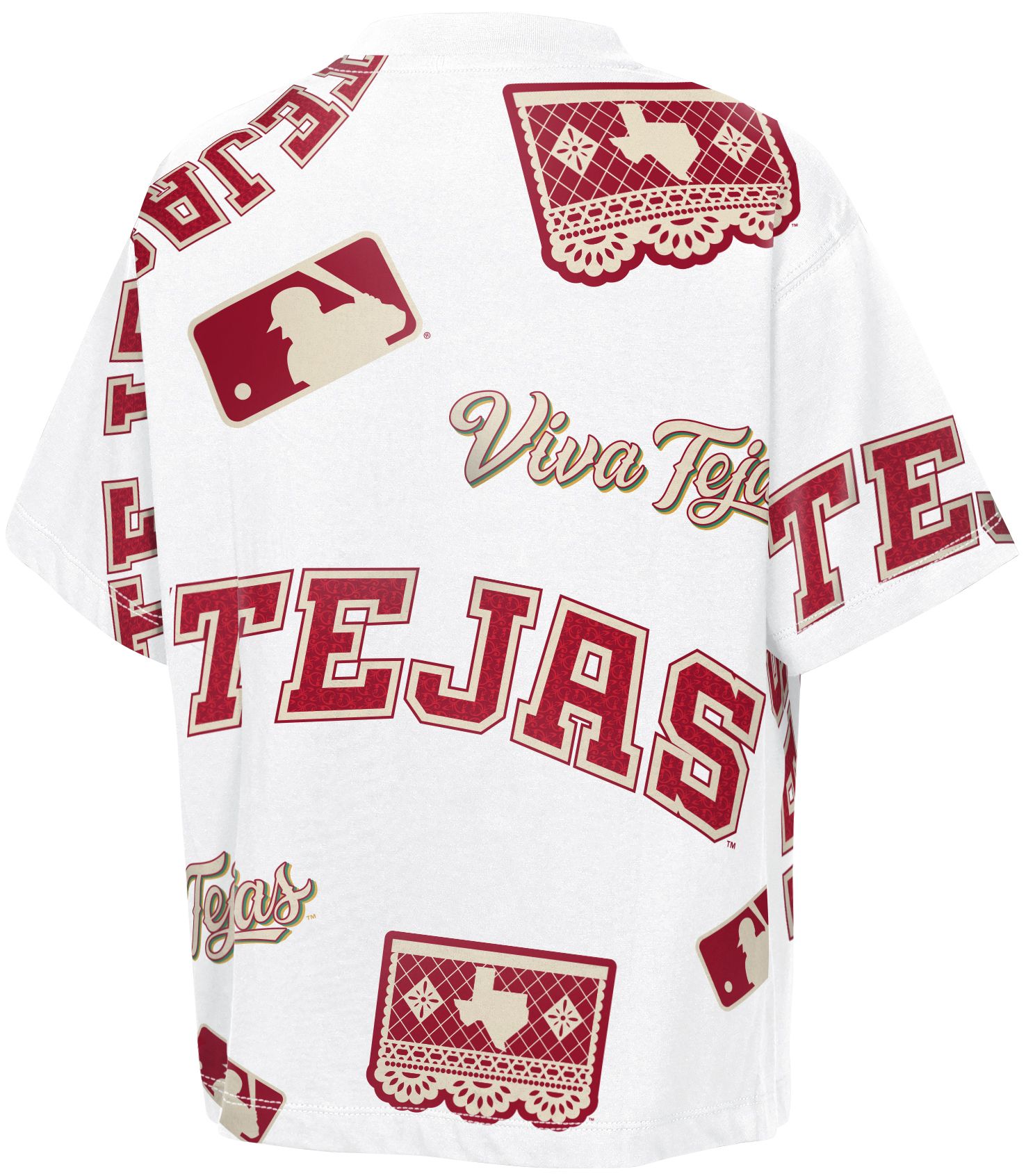 MLB Team Apparel Youth Texas Rangers 2026 City Connect Cotton Circus Catch T-Shirt product image
