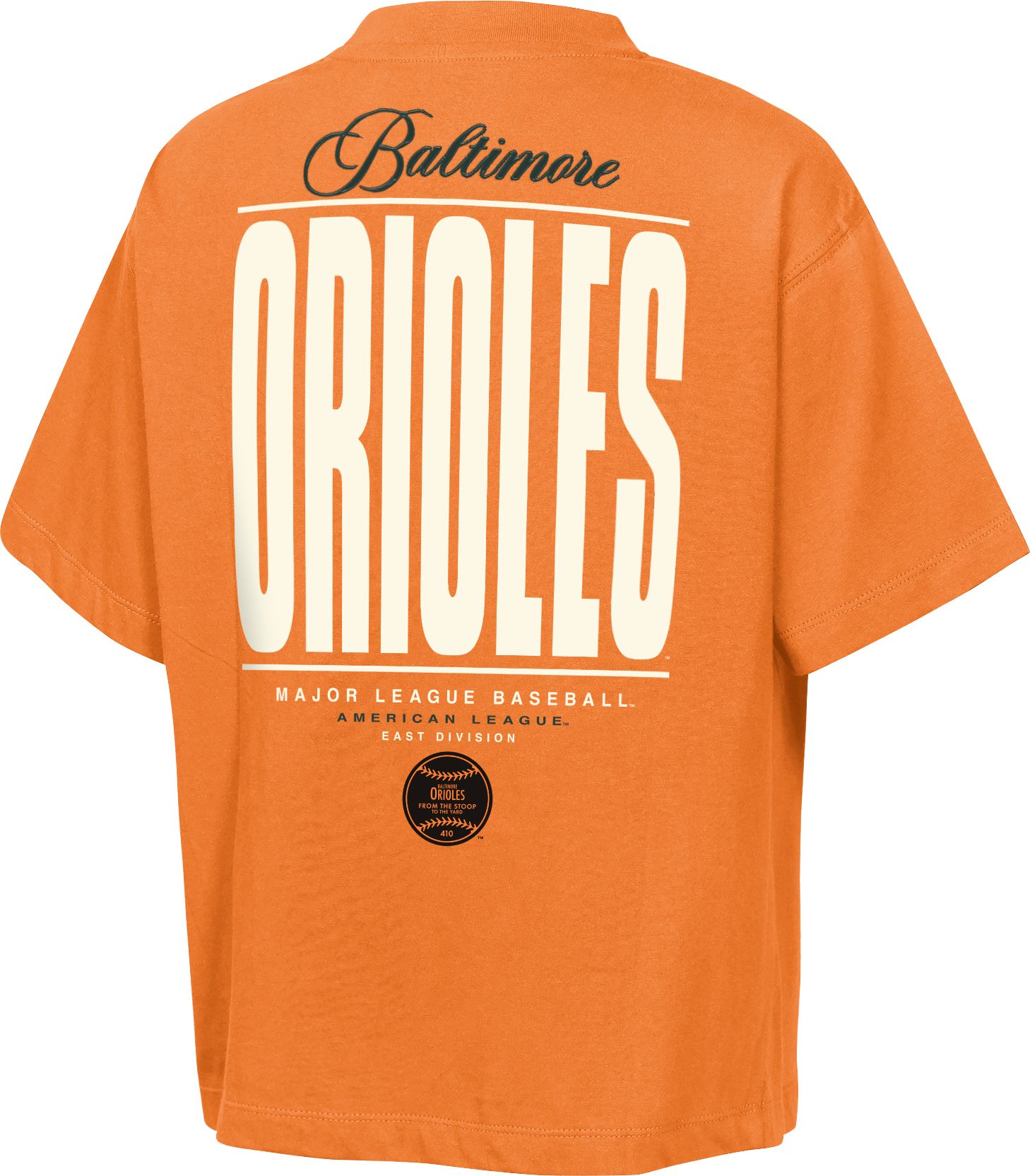 MLB Team Apparel Youth Baltimore Orioles  2026 City Connect Brush Back T-Shirt product image