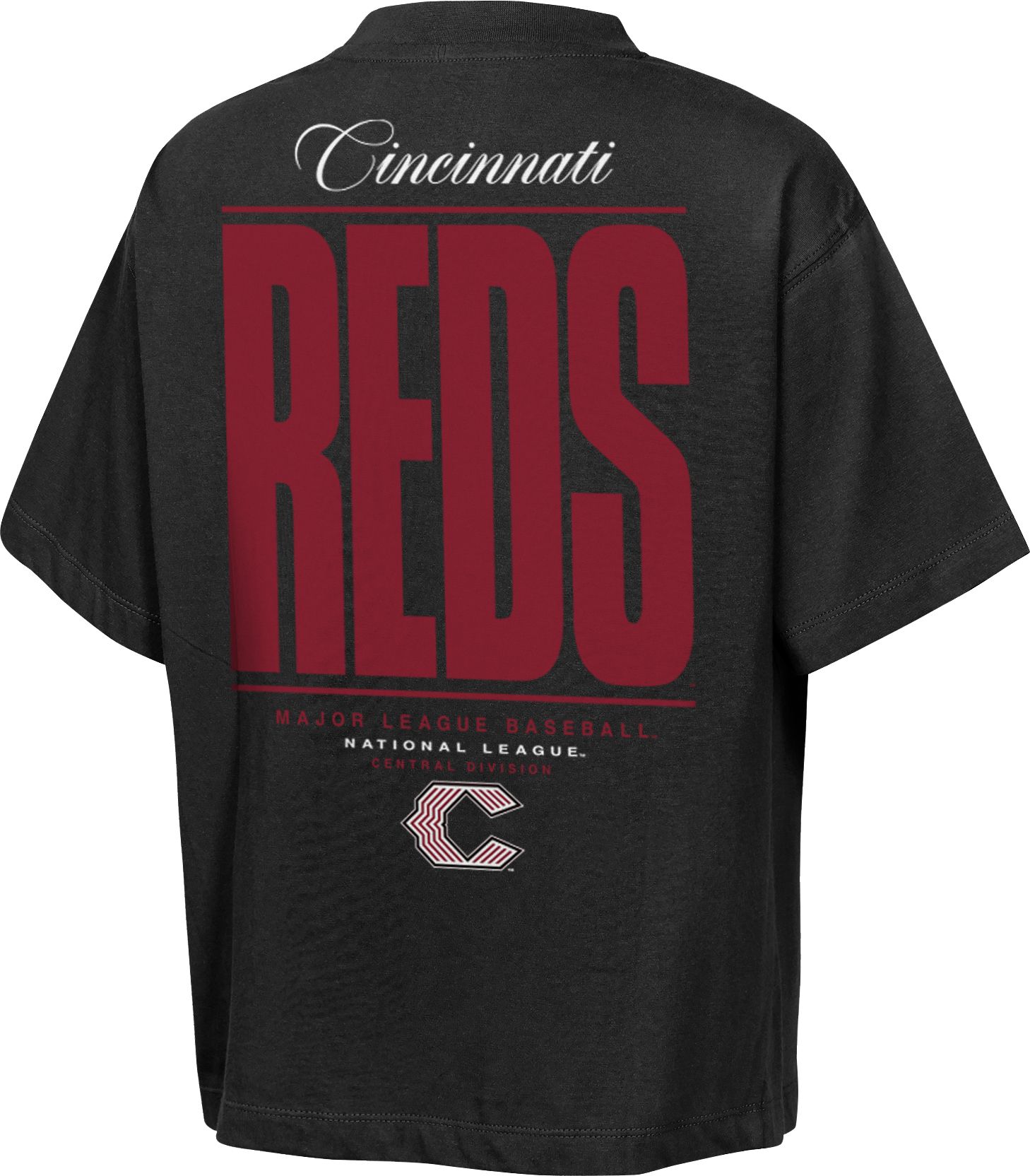 MLB Team Apparel Youth Cincinnati Reds 2026 City Connect Brush Back T-Shirt product image
