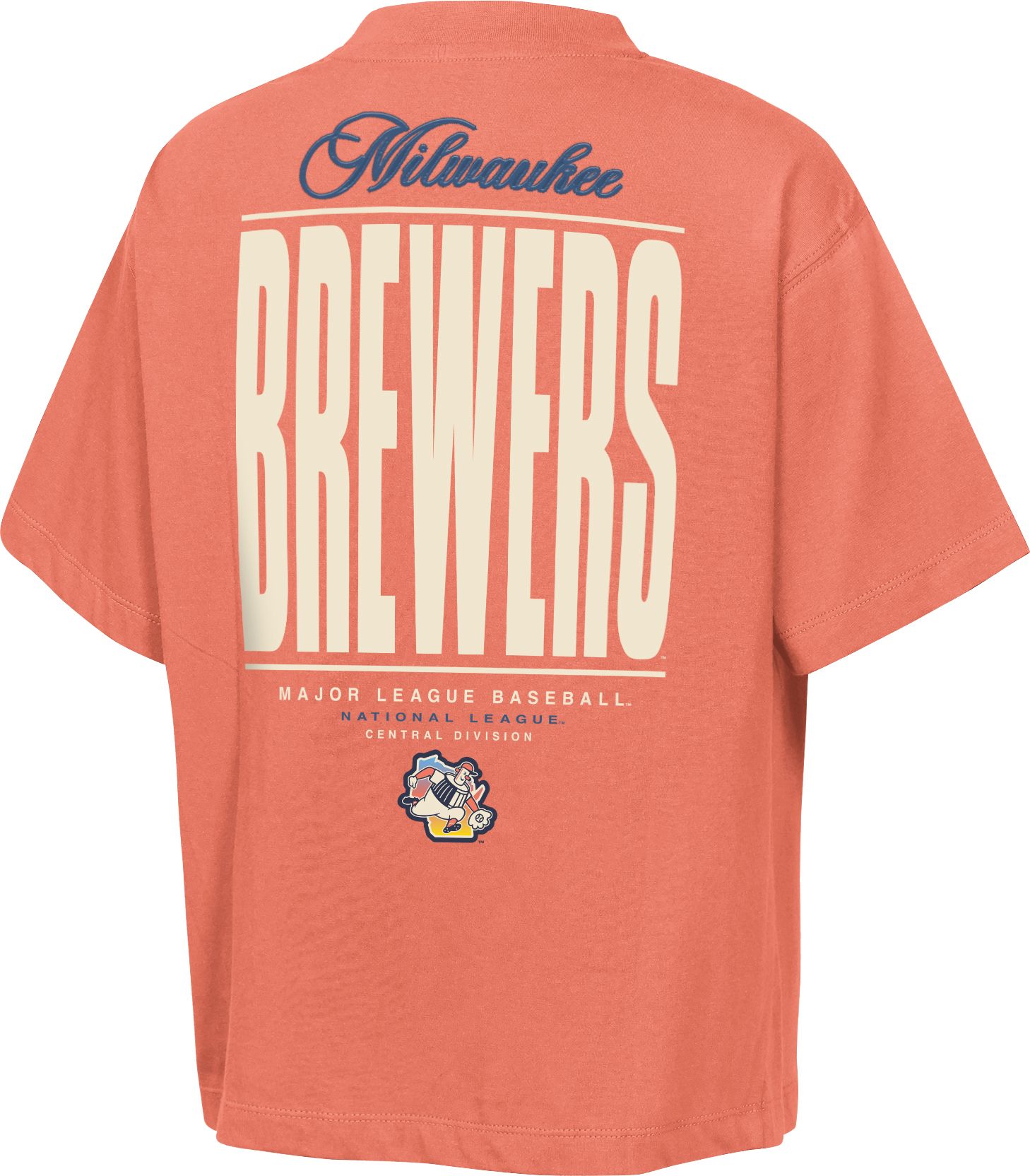 MLB Team Apparel Youth Milwaukee Brewers 2026 City Connect Brush Back T-Shirt product image