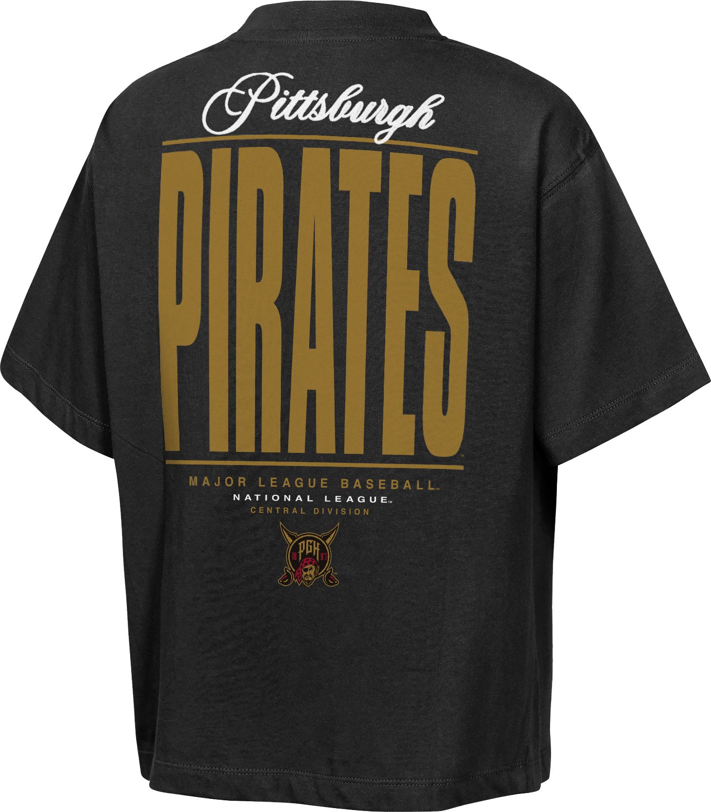 MLB Team Apparel Youth Pittsburgh Pirates 2026 City Connect Brush Back T-Shirt product image