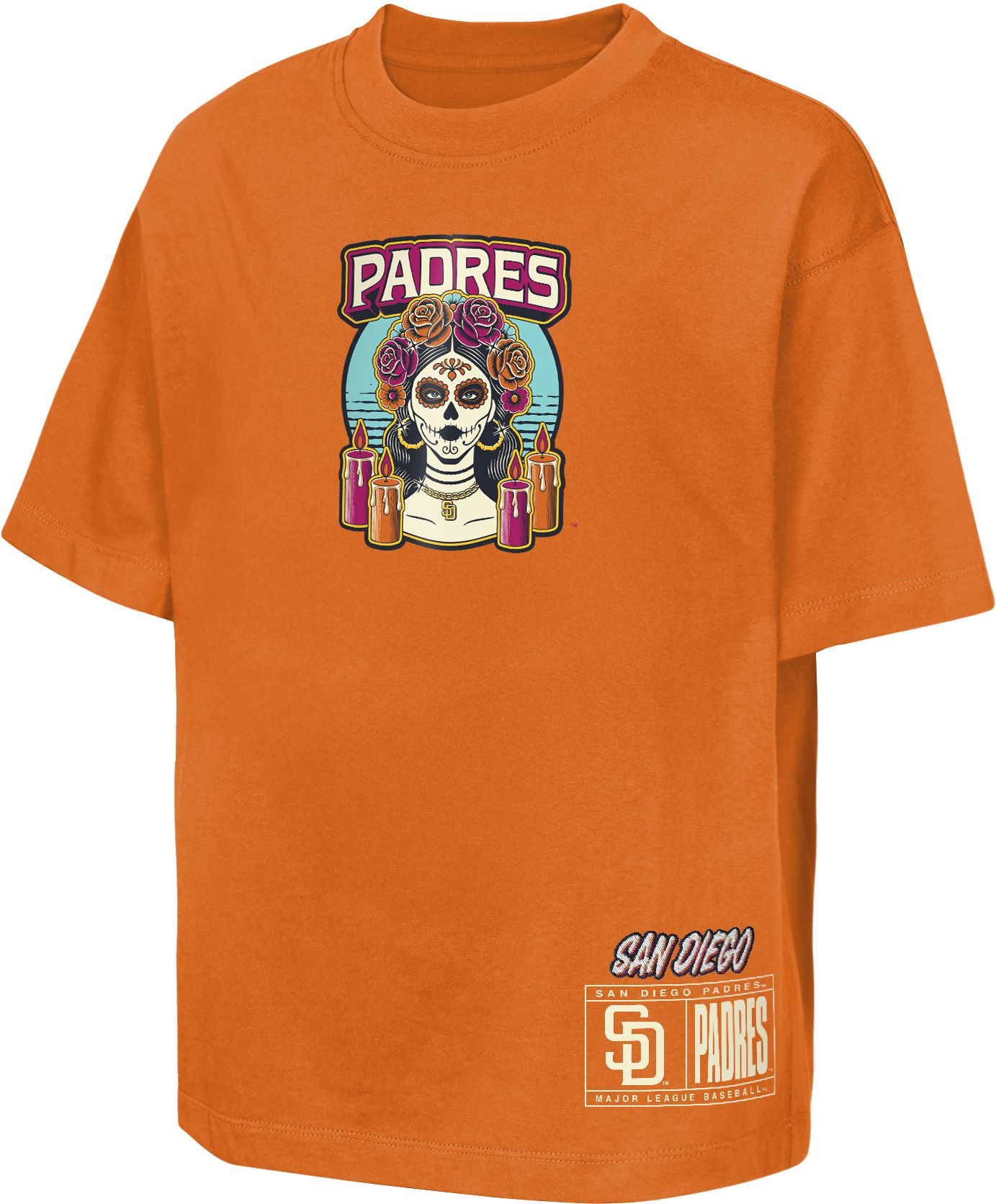 MLB Team Apparel Youth San Diego Padres 2026 City Connect Brush Back T-Shirt product image