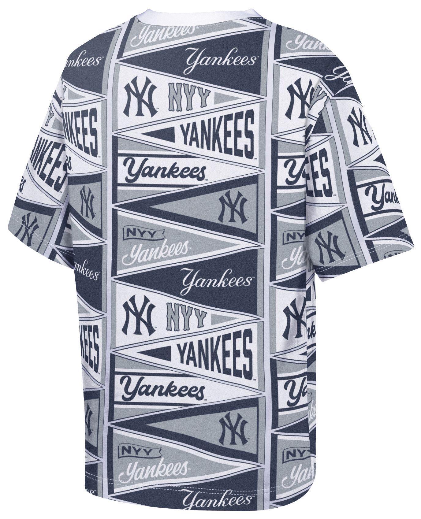 Outerstuff Boys' New York Yankees White All Over Pennant T-Shirt product image